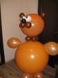 медведь из воздушных шаров